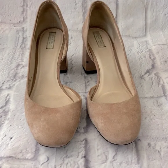 🔵Cole Haan Tan Suede Heels Elegant Design - Picture 7 of 16